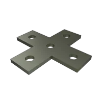 P1028 Flat Plate 5 Holes