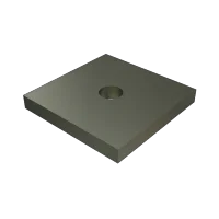 P1019 P1064 flat plate 1 hole