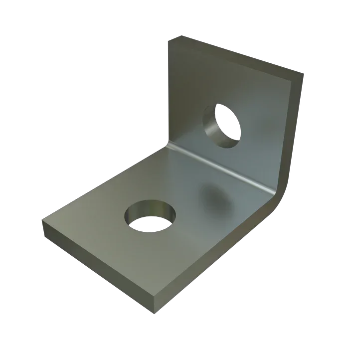 P1068 falt plate 90 deg fitting with 2 holes