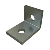 P1068 falt plate 90 deg fitting with 2 holes