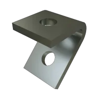 p1186 UNISTURT flat plate angle 45