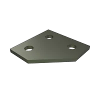 p1334 unistrut flat plate fitting