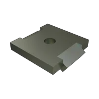 P2864 unistrut flat plate fitting