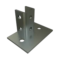 P2942 Unistrut post base 8 holes hg