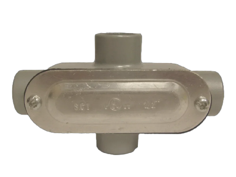 AX conduit box threaded + cover